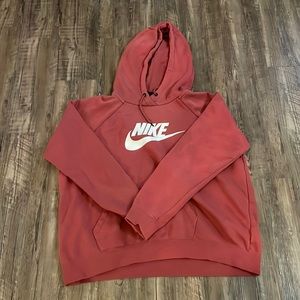 Nike Red Hoodie Sweatshirt